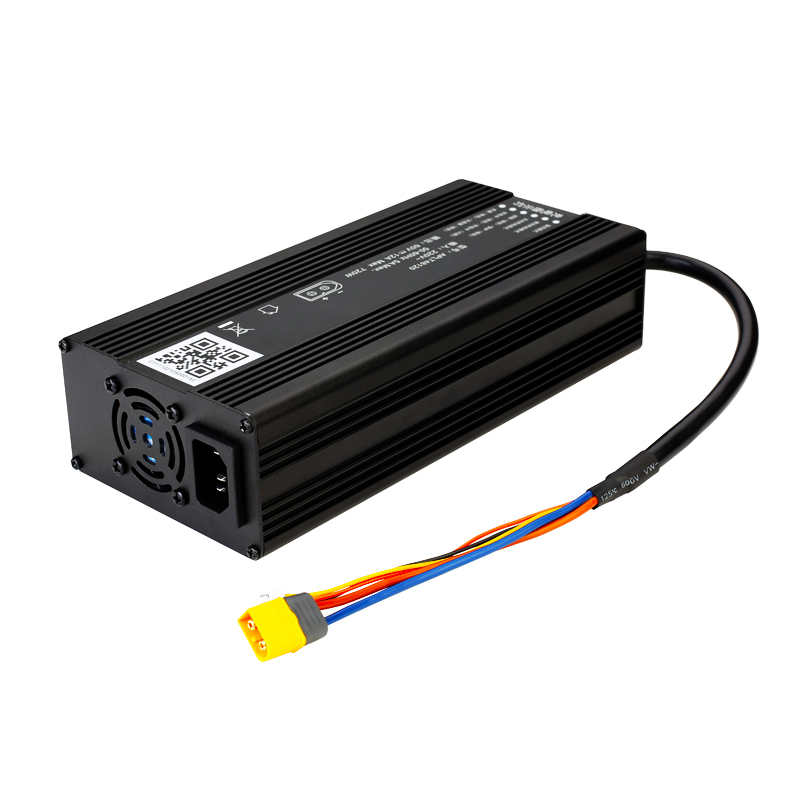 Factory Direct Sale 57.6V 58.4V 6a 360W charger for 16S 48V 51.2V LiFePO4 battery pack with CANBUS communication protocol