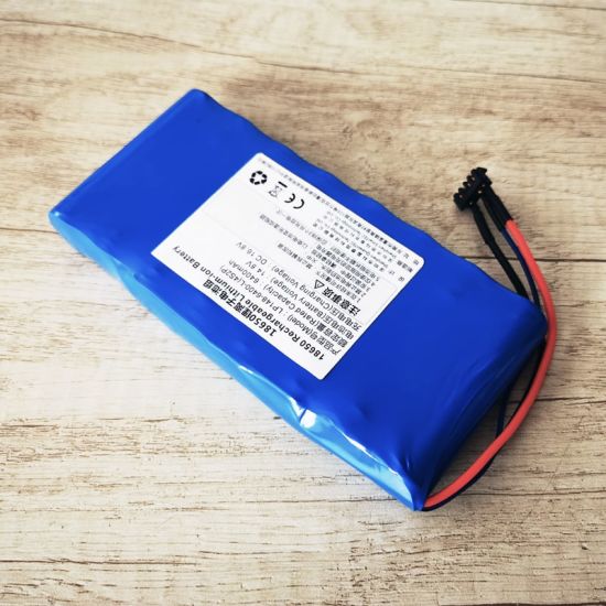 4S2P 12V 14.4V 14.8V 18650 6400mAh rechargeable lithium ion battery pack with 10K NTC