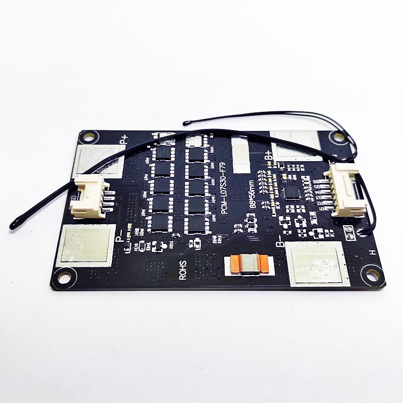 2s 3s 4s 5s 6s 30A BMS for 21.6V 22.2V Li-ion/Lithium/Li-Polymer 18V 19.2V LiFePO4 Battery Pack with Smbus Protocol and Ntc (PCM-L07S30-F79)