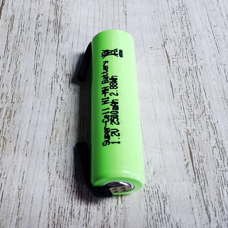 1.2V AA NiMH Rechargeable Battery with Soldering Lugs (2500mAh)