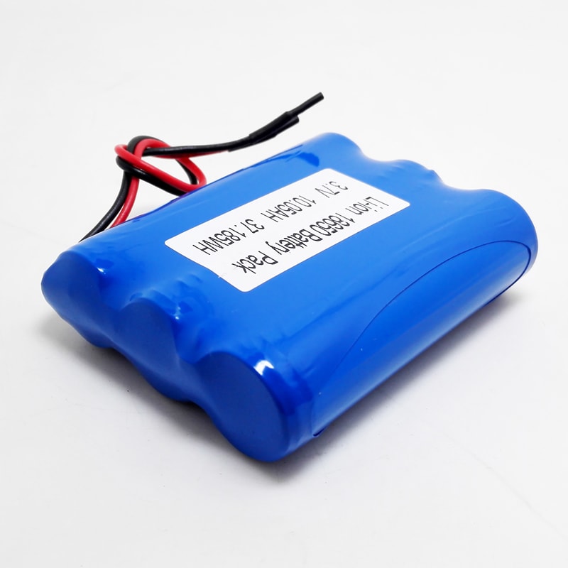 1s3p 3.6V 3.7V 18650 10050mAh 10.05ah Rechargeable Lithium Ion Battery Pack with PCM and Connector