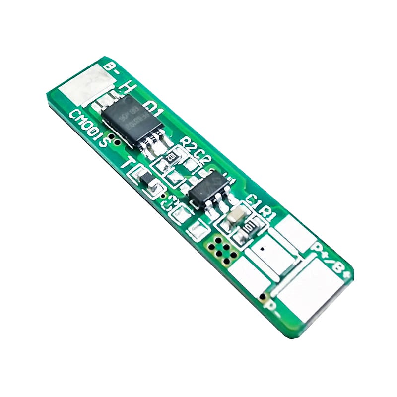 1s 3a Super Small BMS for 3.6V 3.7V 103450/103448 Li-ion/Lithium/Li-Polymer 3V 3.2V LiFePO4 Battery Pack with NTC Size L28*W7*T2.5mm (PCM-CM001S-010)