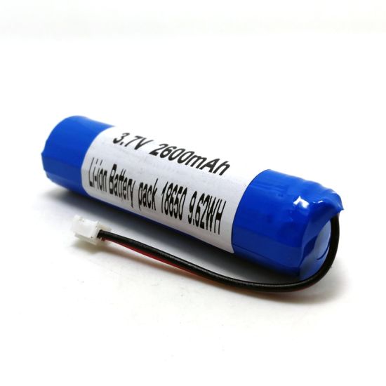 3.6V 3.7V 18650 2600mAh Rechargeable Li-ion Lithium Battery Pack with PCM and Connector