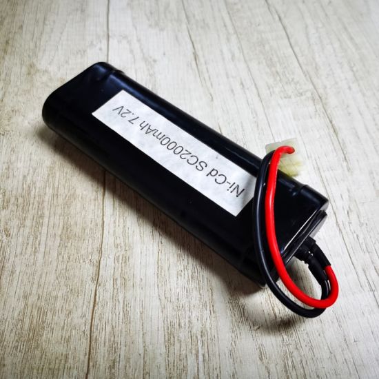 7.2V 2000mAh high discharge rate 10C SC Ni-Cd Rechargeable Battery Pack for High Speed Racing
