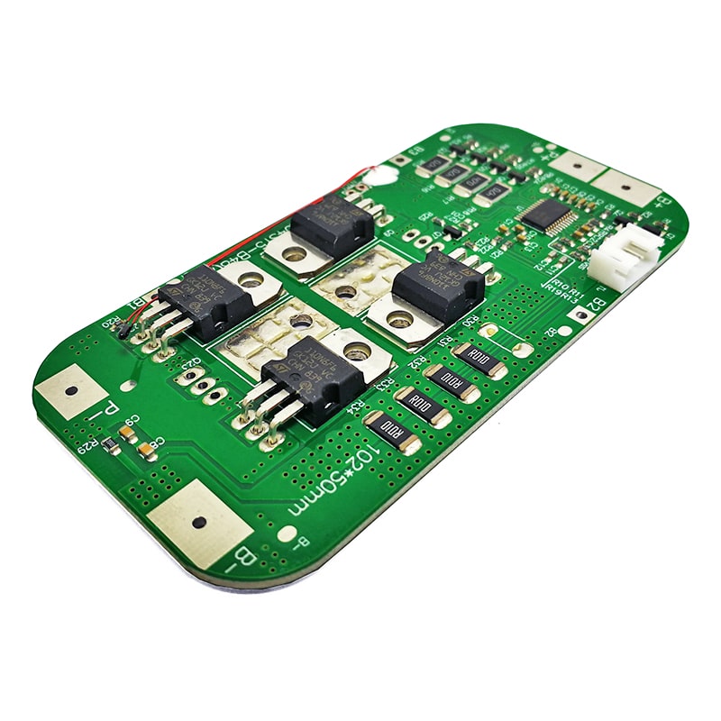 4s 15A BMS for 14.4V 14.8V Li-ion/Lithium/Li-Polymer 12V 12.8V LiFePO4 Battery Pack with Smbus and NTC Size L102*W50*5mm