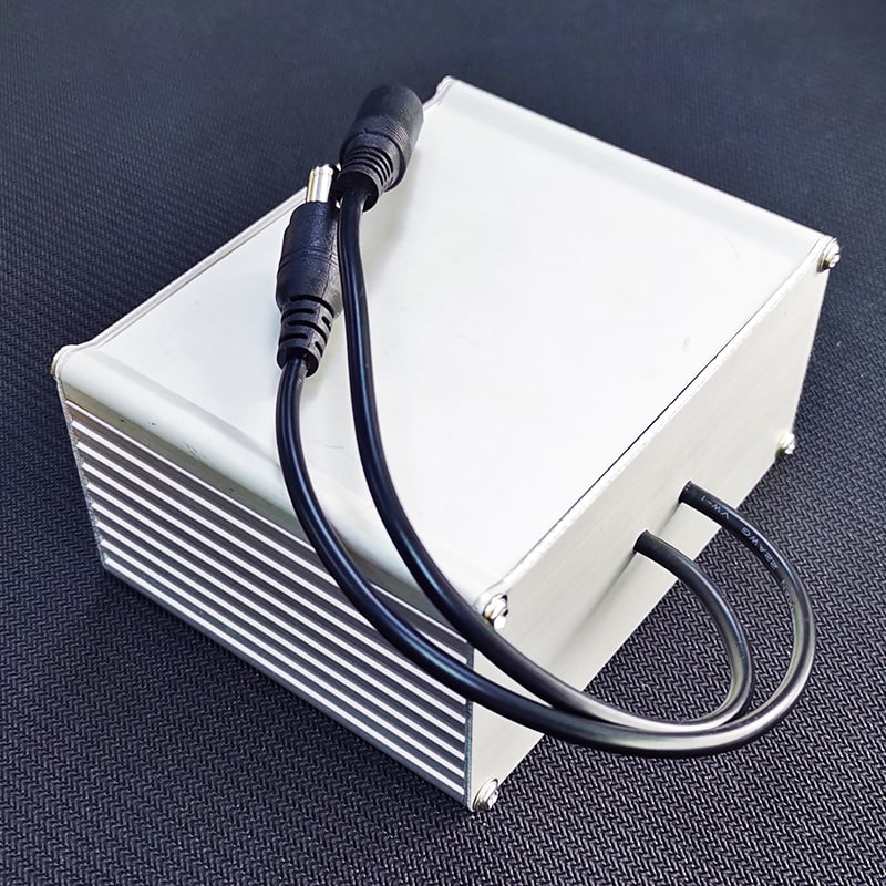 18V 18.5V 5200mAh 5S2P 18650 rechargeable lithium ion battery pack with Aluminum Case and 5521 DC male female Jack Plug