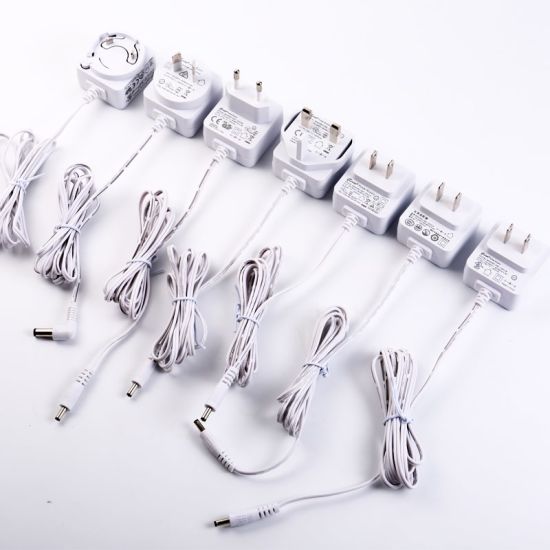 New products interchangeable plug Adapter EU/US/UK/AU/KC/RSA/CN/PSE/BRA standard 5V 1a 6W power supply