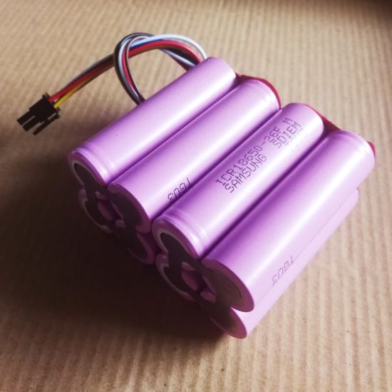 4S2P 12V 14.4V 14.8V 18650 5200mAh rechargeable lithium ion battery pack with SMBUS communication protocol