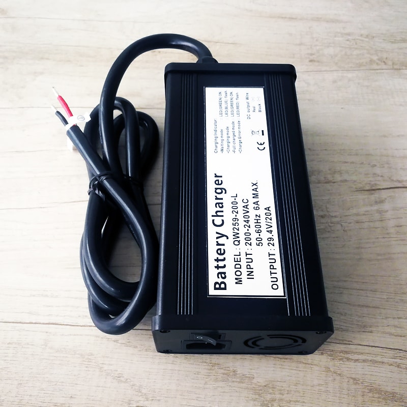 Factory Direct Sale 84V 4a 360W charger for 20S 72V 74V Li-ion/Lithium Polymer battery with PFC