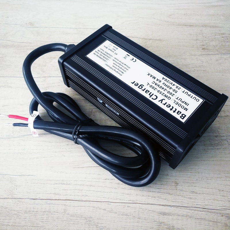 Factory Direct Sale 29.4V 12a 360W charger for 7S 24V 25.9V Li-ion/Lithium Polymer battery with PFC