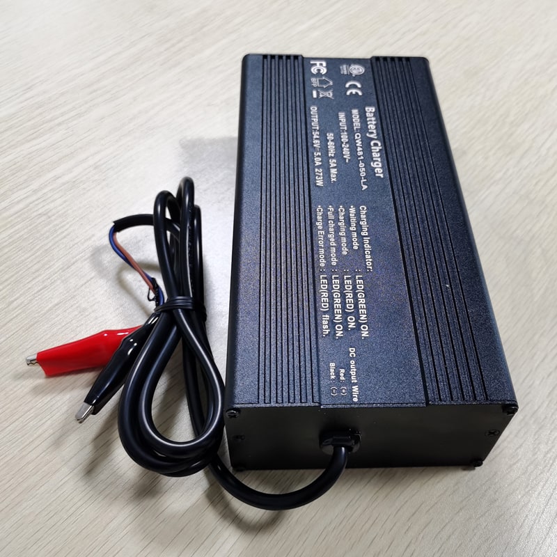 Full Automatic Intelligen 58.8V 6a 360W Charger for 48V SLA /AGM /VRLA /GEL Lead-acid Battery with Waterproof IP54 IP56