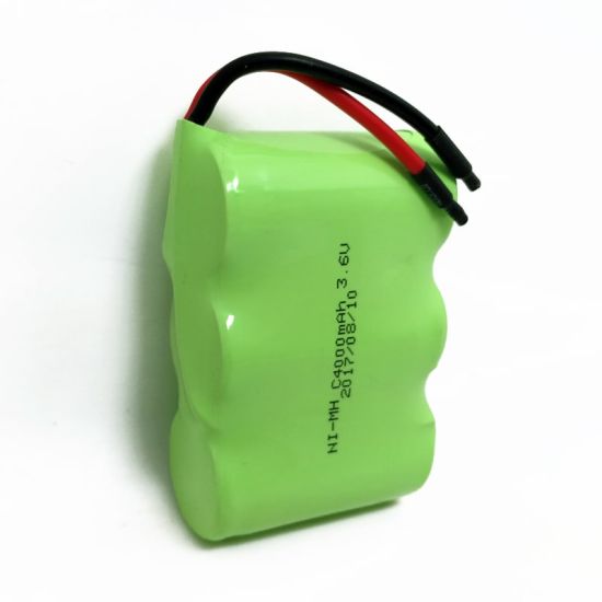 3.6V 4000mAh Size C Ni-MH Rechargeable High rate discharge Battery Pack for Electric drill