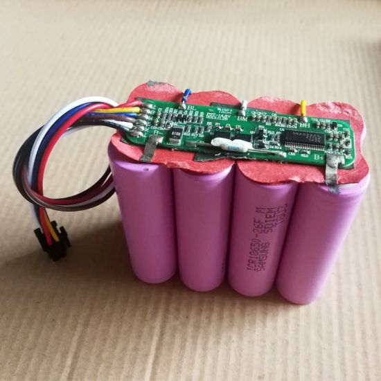 4S2P 12V 14.4V 14.8V 18650 5200mAh rechargeable lithium ion battery pack with SMBUS communication protocol
