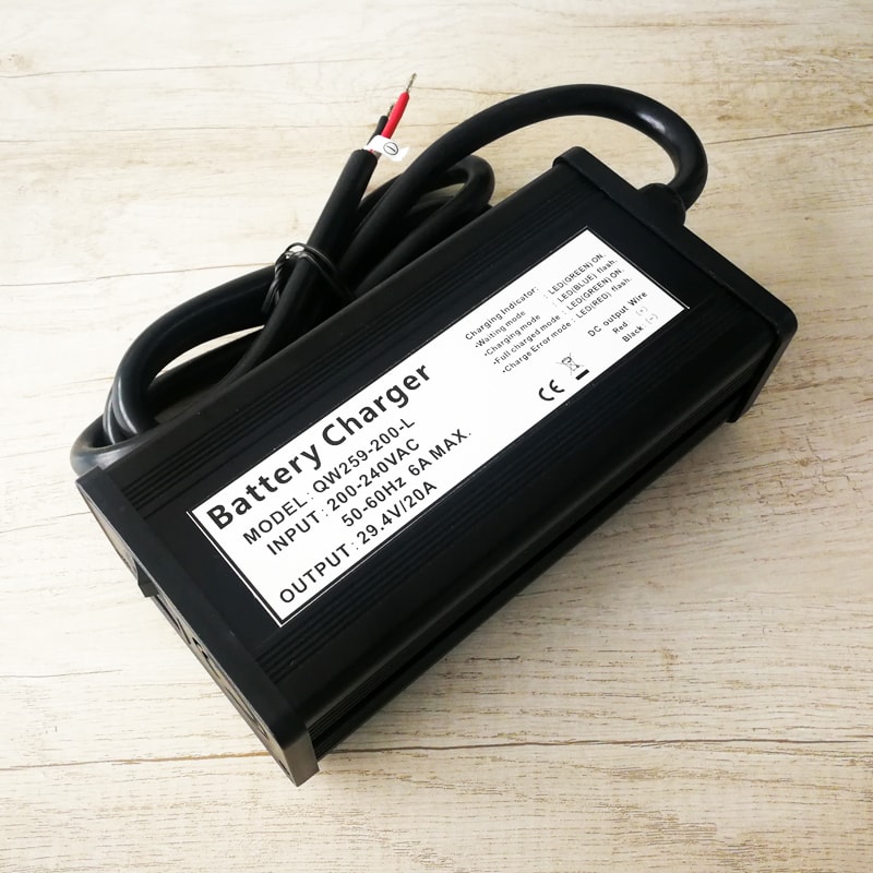 Factory Direct Sale 86.4V 87.6V 4a 360W charger for 24S 72V 76.8V LiFePO4 battery pack with PFC
