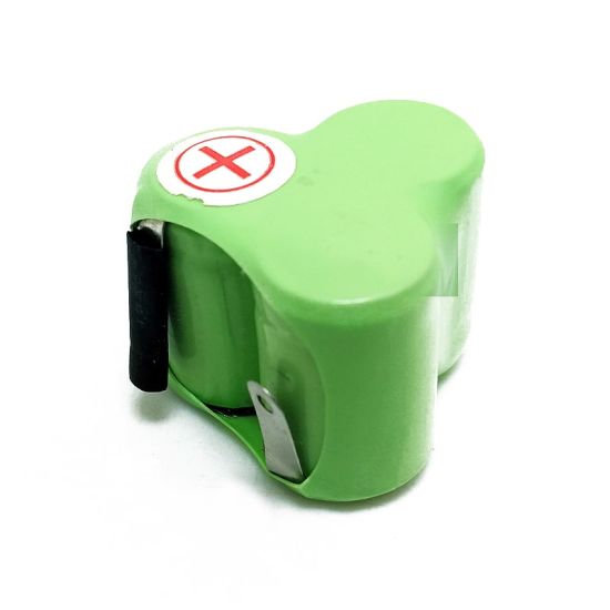 3.6V 120mAh 1/3AAA Ni-MH Rechargeable Triangular battery pack with soldering lugs