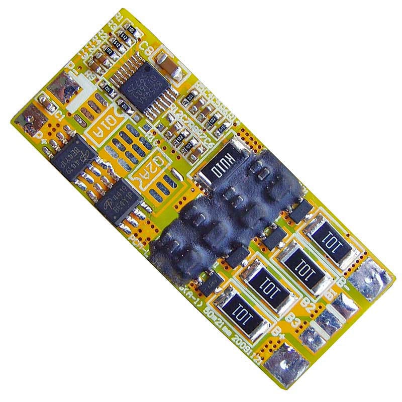 3s 4s 7A BMS for 14.4V 14.8V Li-ion/Lithium/Li-Polymer 12V 12.8V LiFePO4 Battery Pack Size L50*W21*T4mm (PCM-Li04S7-256)